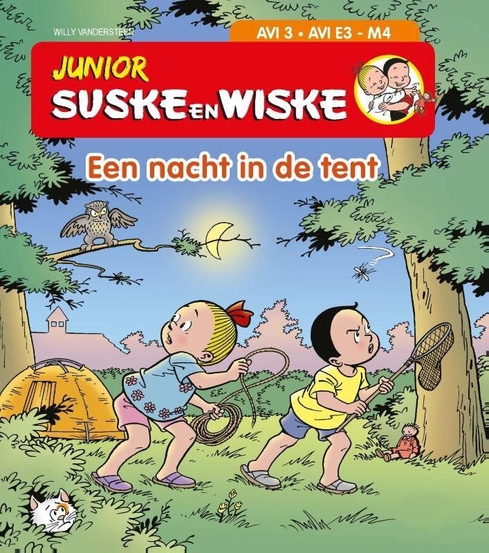 Suske en Wiske een nacht in de tent, Eén stripboek, Ophalen of Verzenden, Zo goed als nieuw