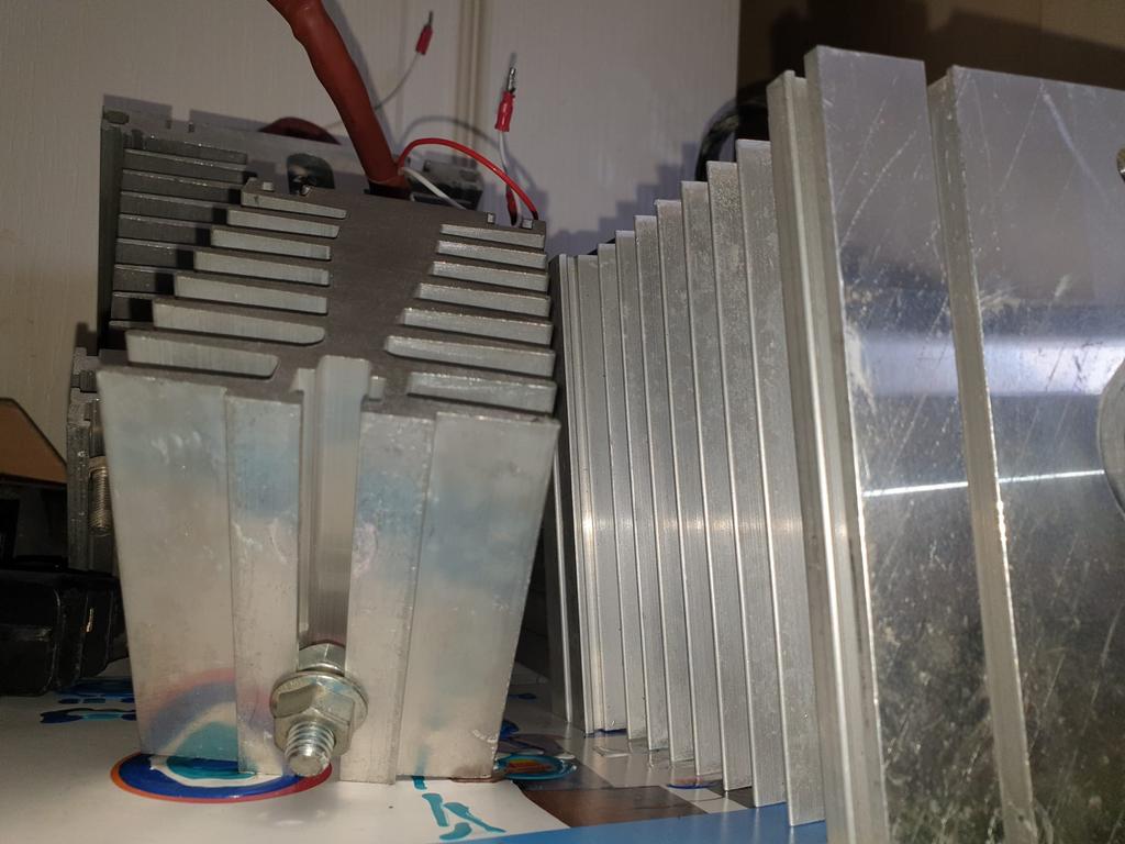 Grote koelplaten met vermogensdiodes, Ophalen, Gebruikt