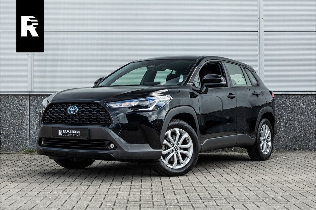 Toyota Corolla Cross 2.0 High Power Hybrid Active Camera / C, Auto's, Toyota, Stof, Gebruikt, 4 cilinders, Zwart