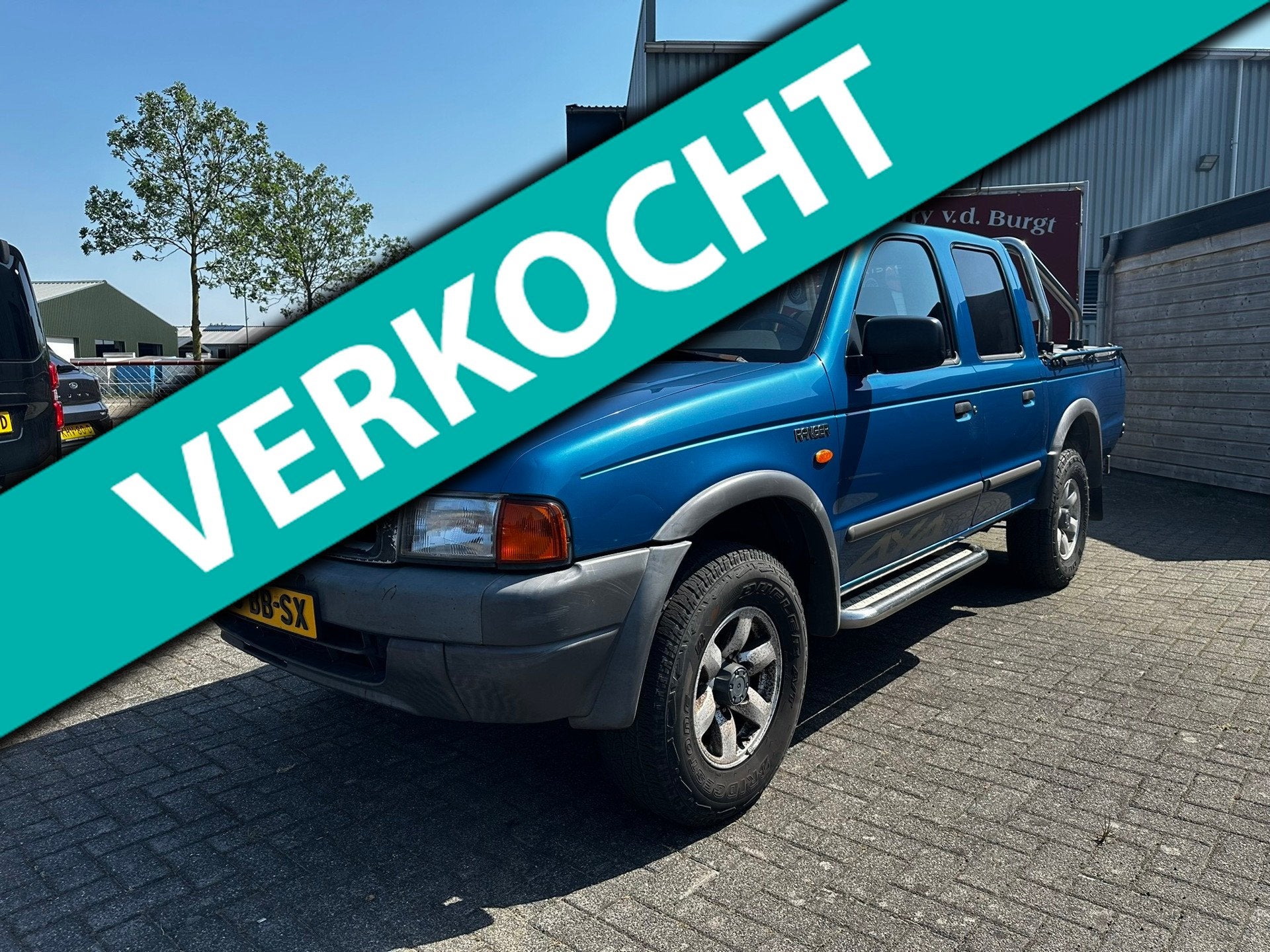 Ford Ranger 2.5 TD Super Cab 4X4 | Airco | Grijs Kent. | Tre, Auto's, 2500 cc, Stof, Gebruikt, 4 cilinders