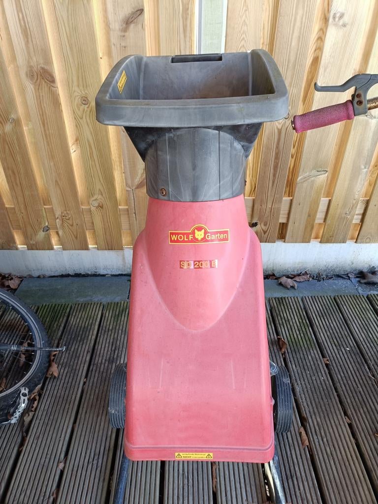 Wolfgarten SD 200 E Versnipperaar - Elektrisch, Ophalen, Gebruikt, Elektrisch, Wolfgarten