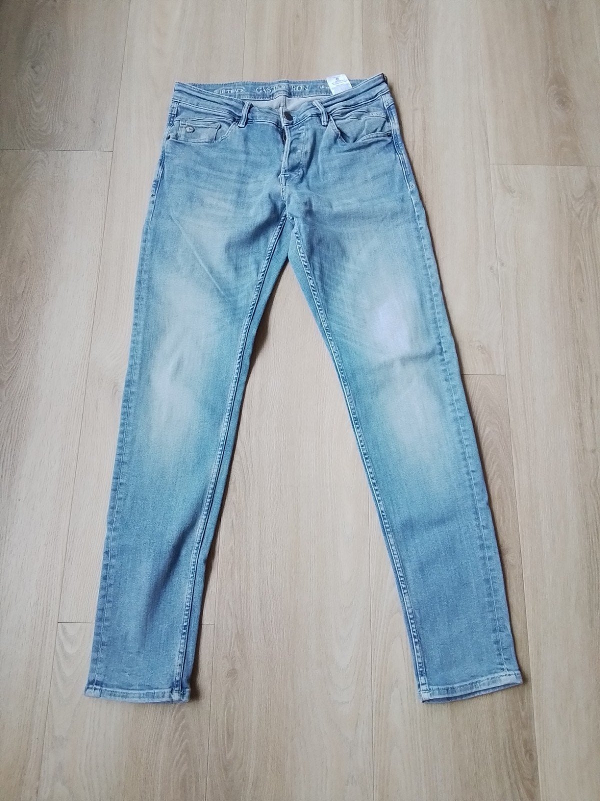 spijkerbroek Cast Iron mt 32-34, Blauw, W32 (confectie 46) of kleiner, Ophalen of Verzenden, Zo goed als nieuw