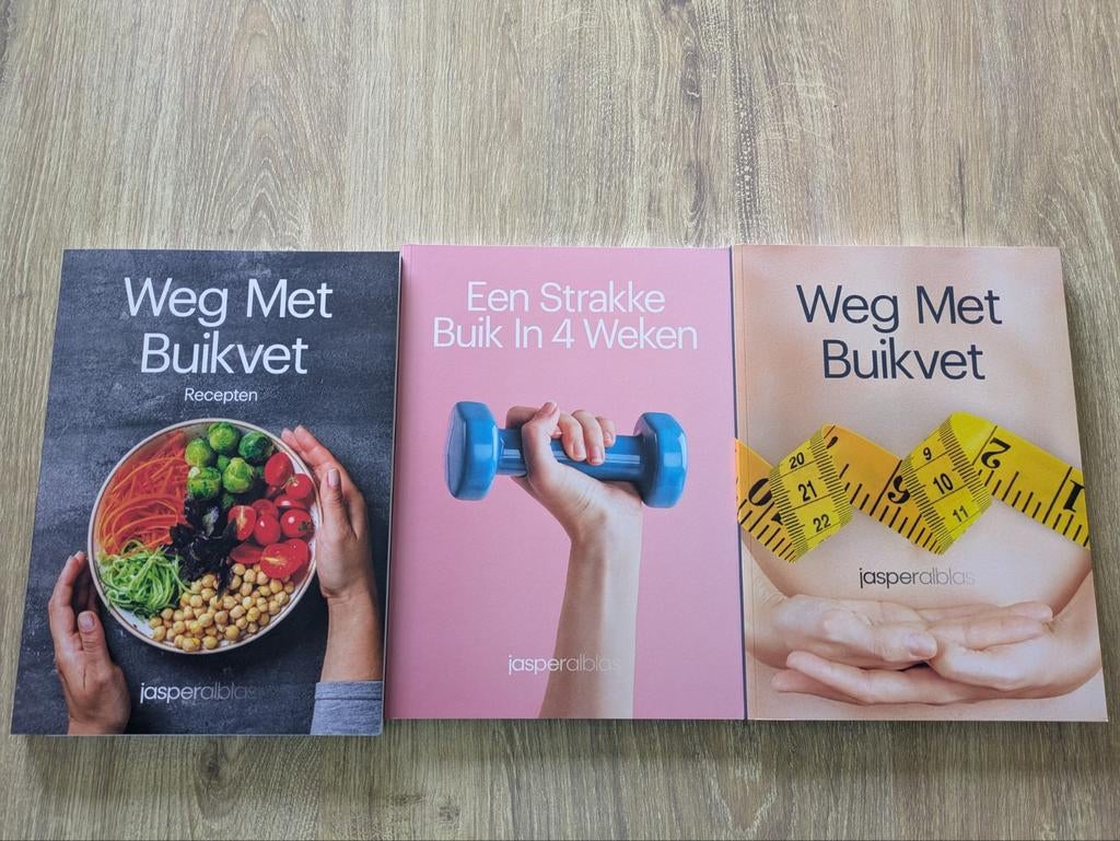 Jasper Alblas - Weg met buikvet, Een strakke buik in 4 weken, Boeken, Gezondheid, Dieet en Voeding, Ophalen of Verzenden, Nieuw