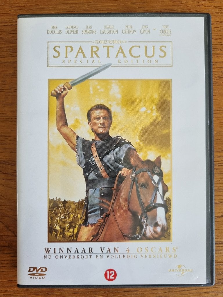 Spartacus | Stanley Kubrick (2xDVD), 1960 tot 1980, Ophalen of Verzenden, Zo goed als nieuw, Actie en Avontuur