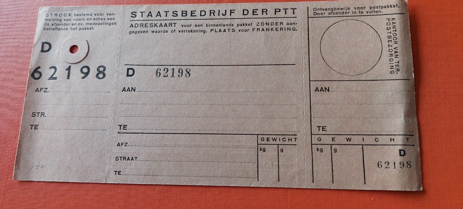 PPT Staatsbedrijf, Ophalen of Verzenden, Overige typen