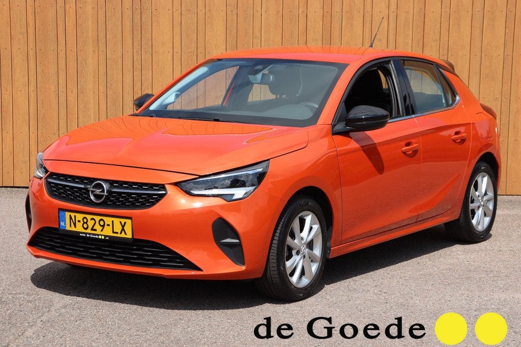 Opel Corsa 1.2 Elegance OrgNL h.leer, Auto's, Opel, Bedrijf, Te koop, Corsa, ABS, Airbags, Airconditioning, Android Auto, Apple Carplay