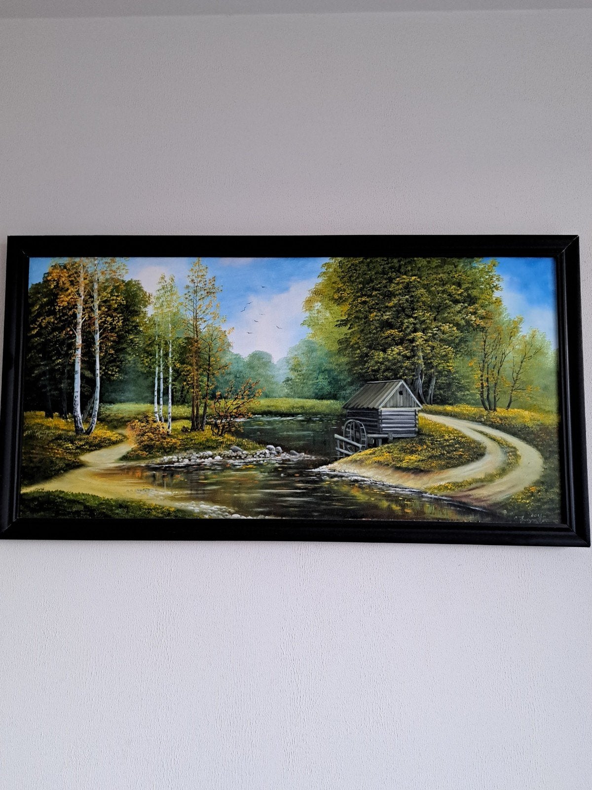 Schilderij 57x107 cm, Ophalen