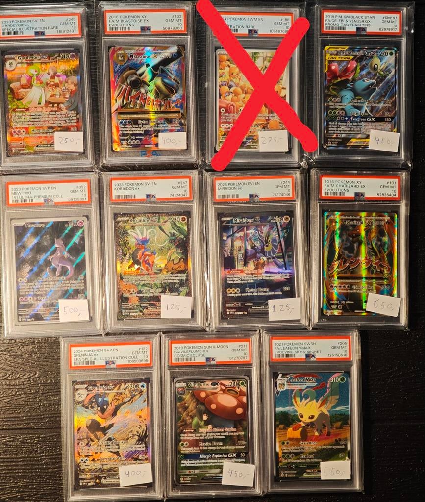 ♦️ Psa 10 Slabs ♦️, Ophalen of Verzenden, Zo goed als nieuw
