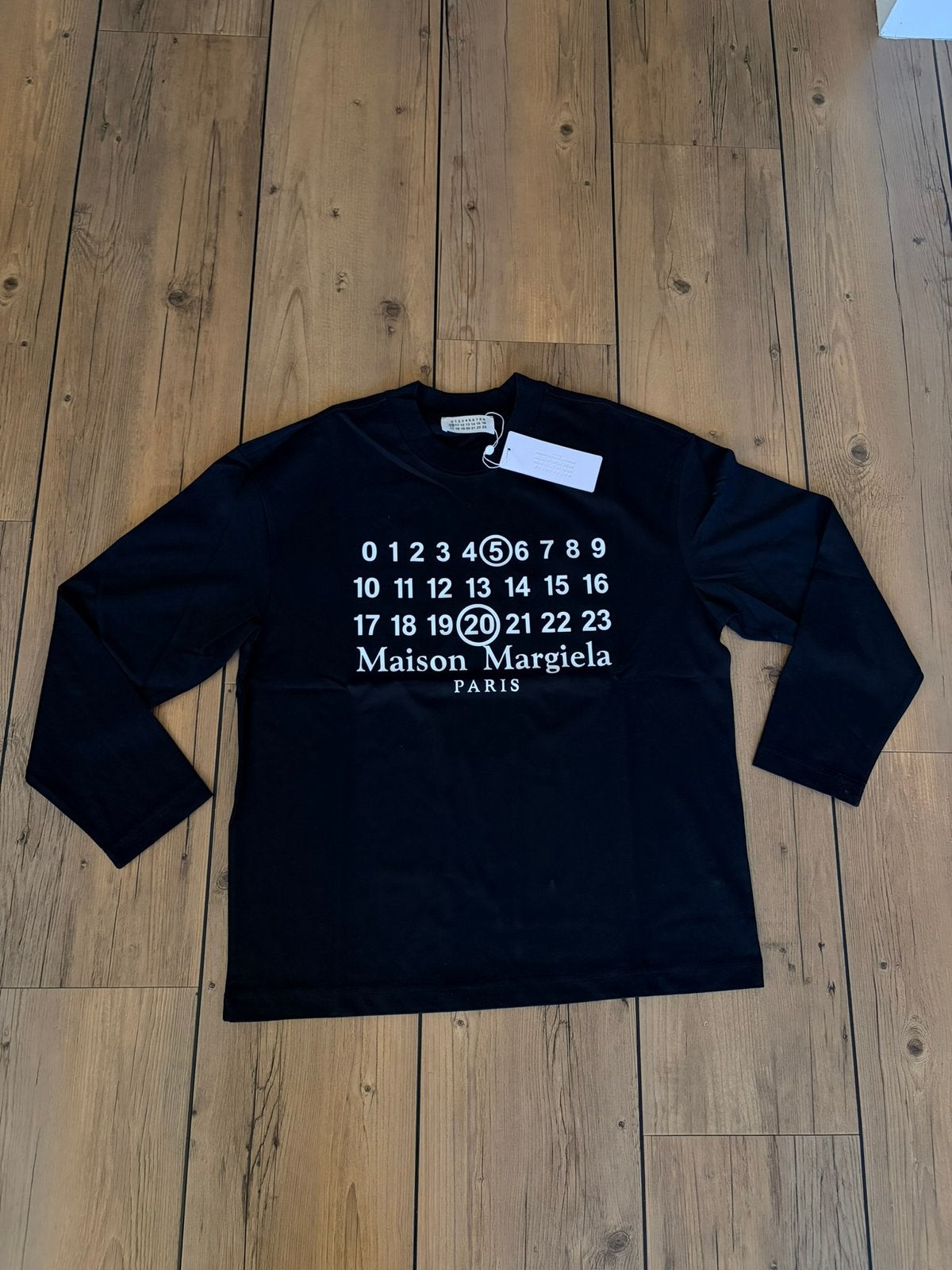 maison margiela longsleeve, Ophalen of Verzenden, Zo goed als nieuw, Zwart