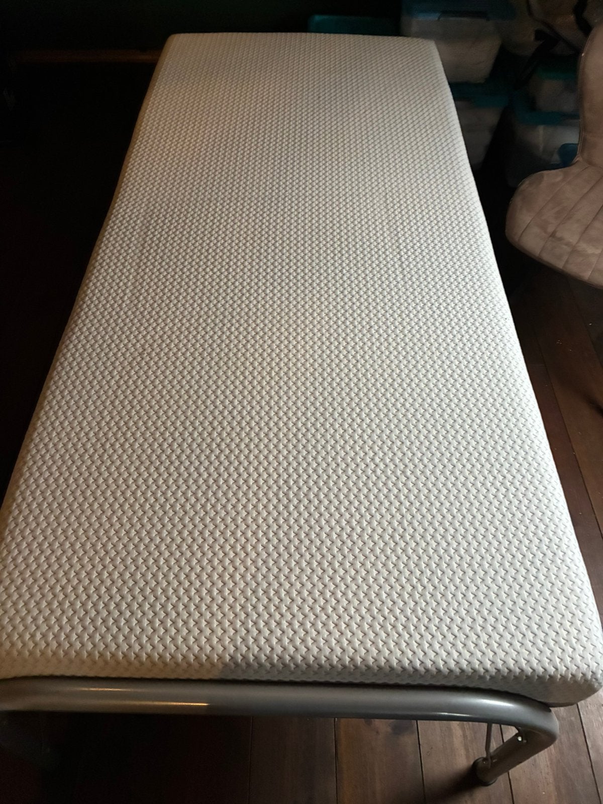 Onderschuifbed /logeerbed incl. matras 90 x 200, Ophalen, Gebruikt, 90 cm, Eenpersoons