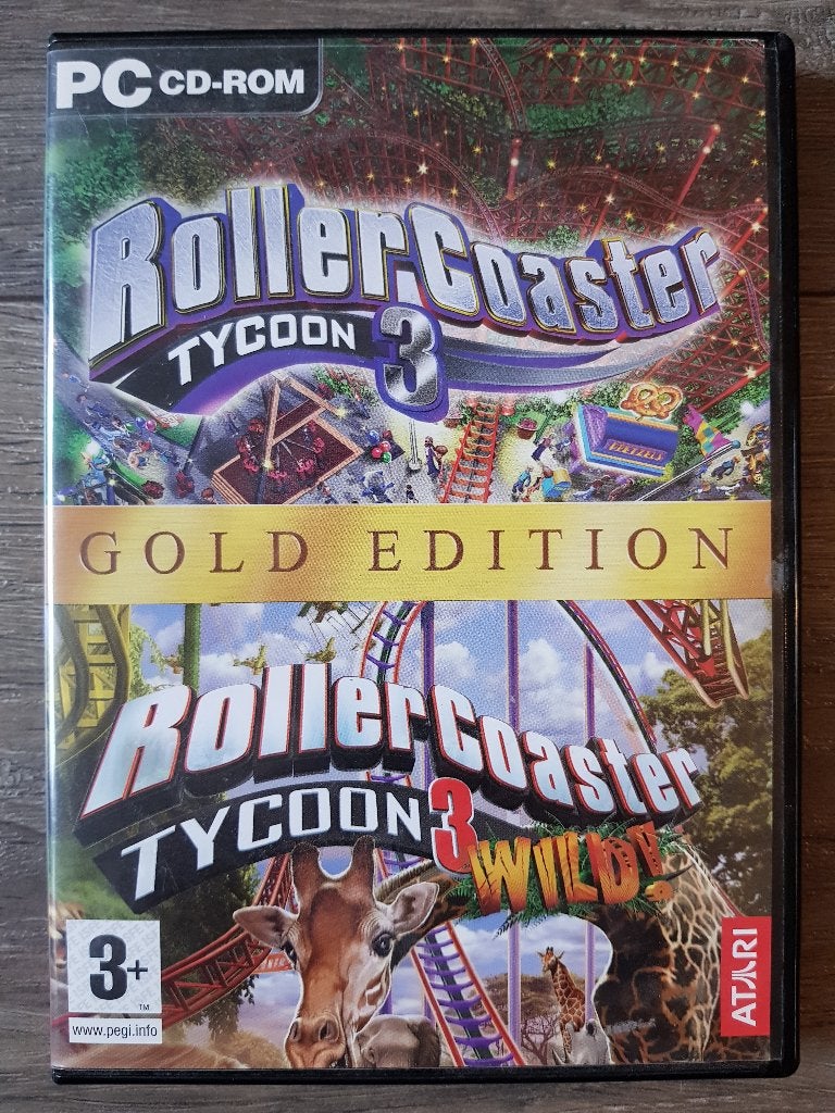 PC CD-rom : RollerCoaster Tycoon 3, Spelcomputers en Games, 1 speler, Ophalen of Verzenden, Zo goed als nieuw, Vanaf 3 jaar
