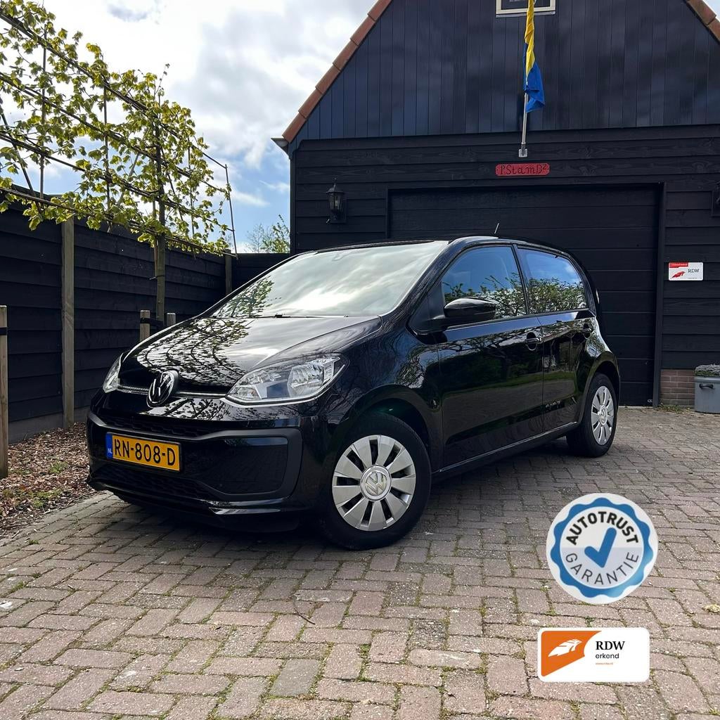 Volkswagen Up! 1.0 BMT Move | DAB+ | Maps & M | BT | 6M Gara, Auto's, Voorwielaandrijving, 4 stoelen, Zwart, Origineel Nederlands