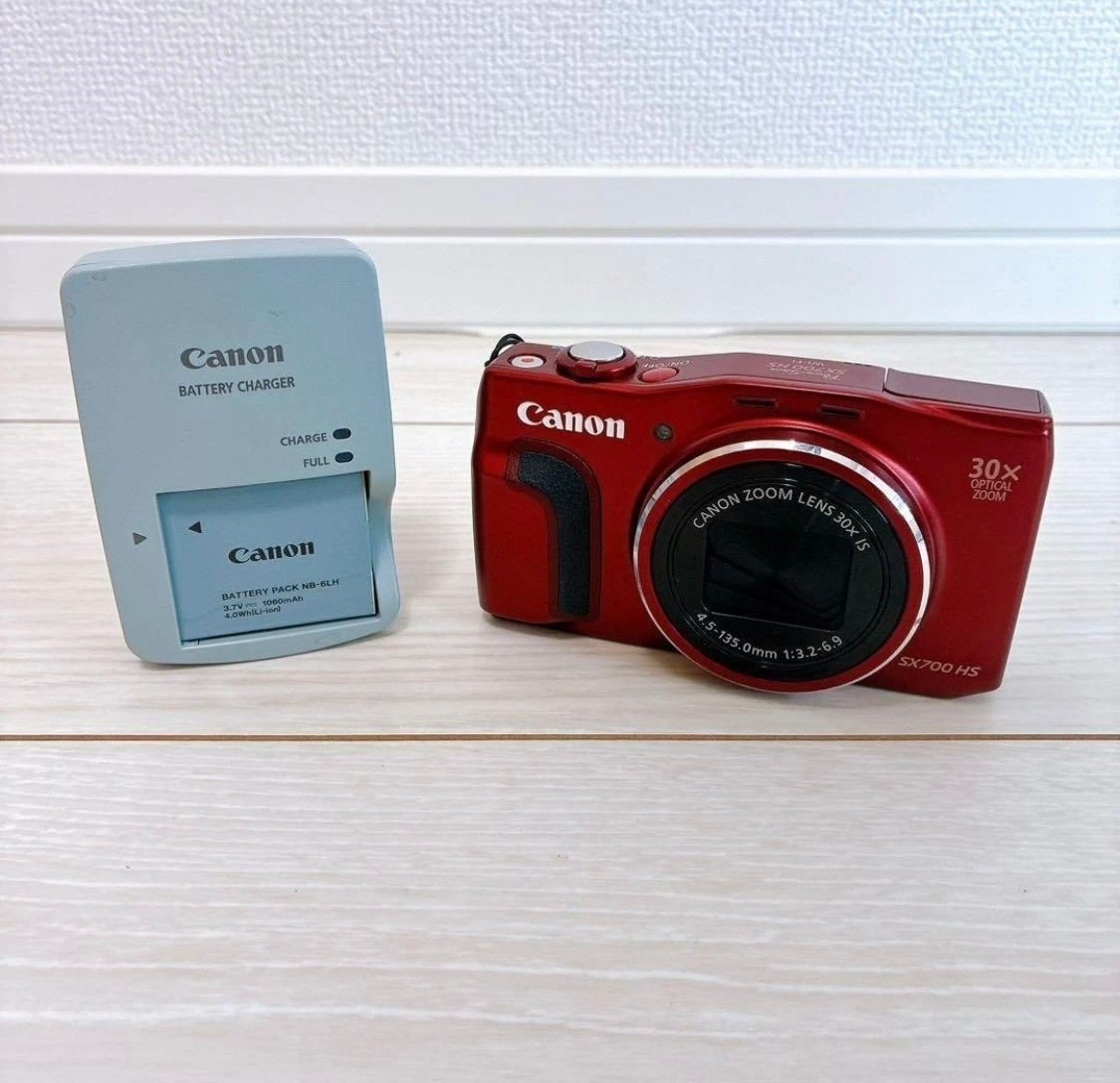 Canon PowerShot SX700 HS Rood, Canon, 16 megapixels, Ophalen of Verzenden, Zo goed als nieuw