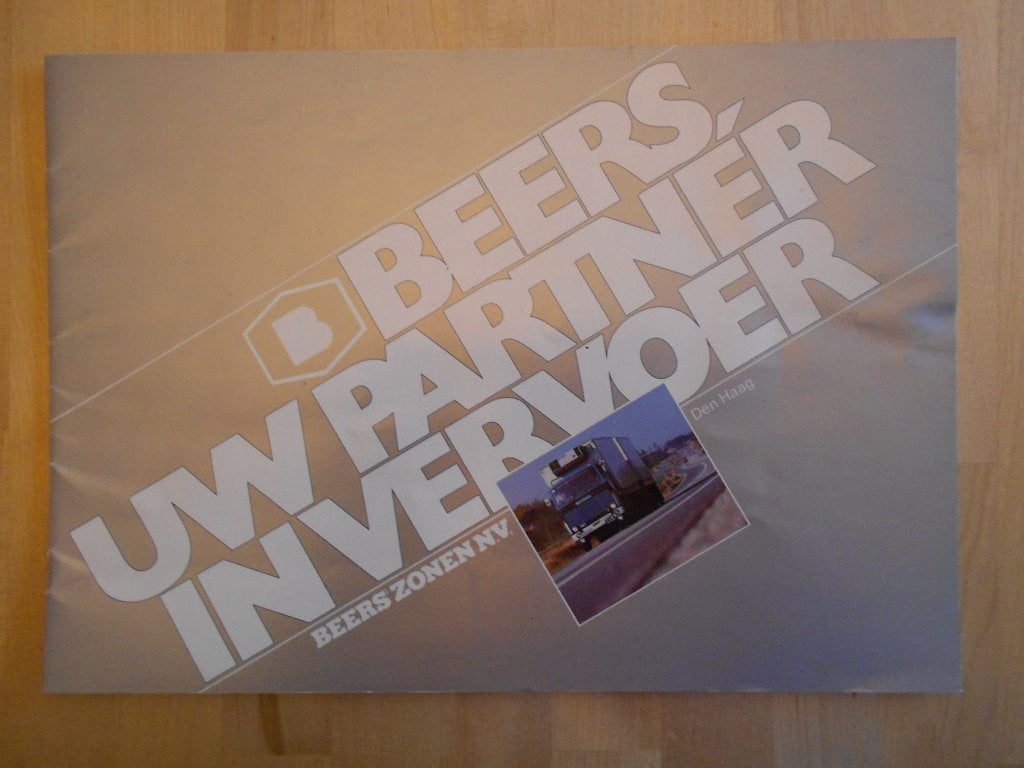 Scania Beers Brochure 1980, Ophalen of Verzenden, Zo goed als nieuw, Overige merken, Scania