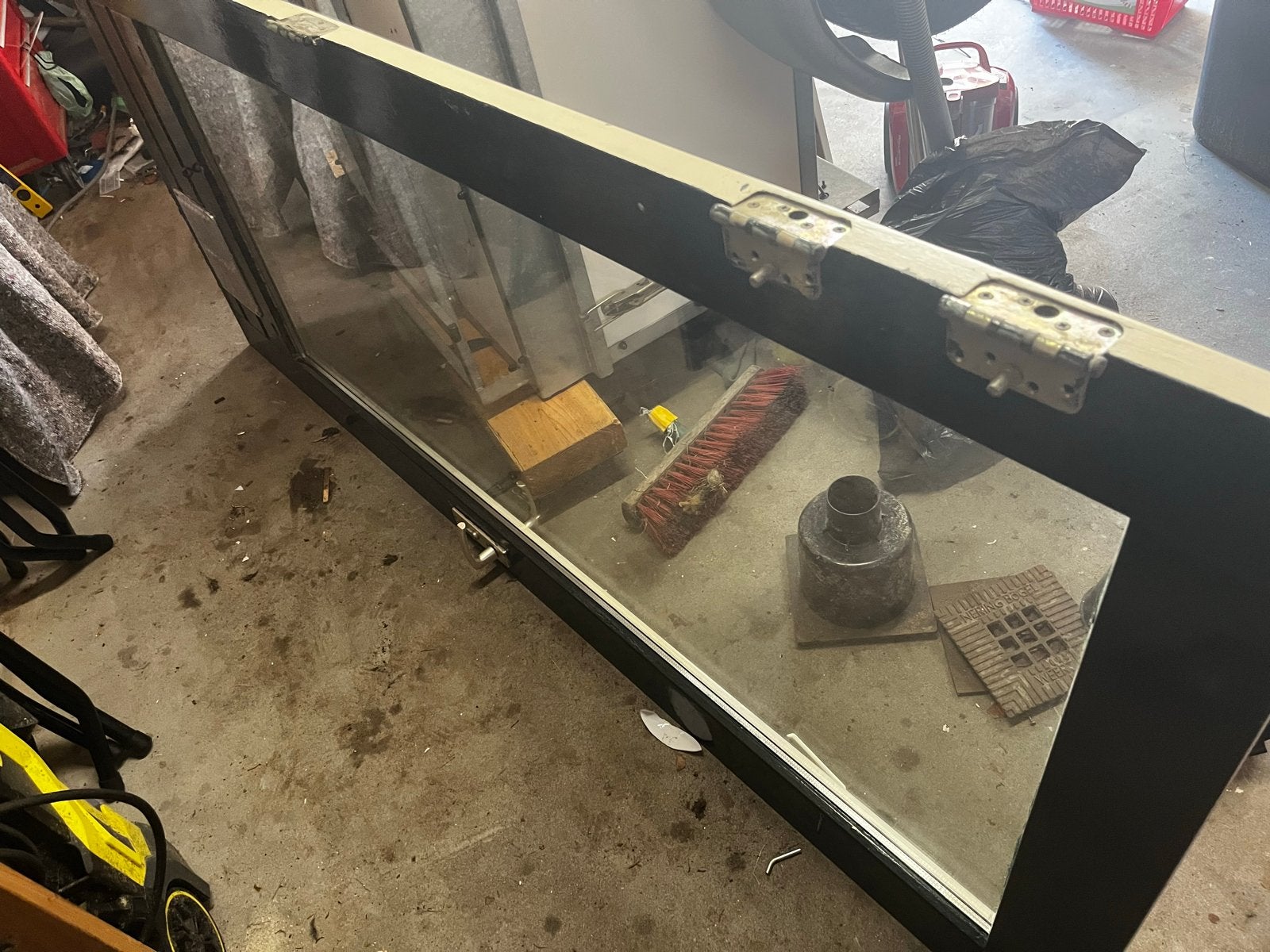 Buitendeur met dubbelglas en ventilatierooster, Doe-het-zelf en Verbouw, Glas en Ramen, Gevelraam of Ruit, Gebruikt, 80 tot 120 cm