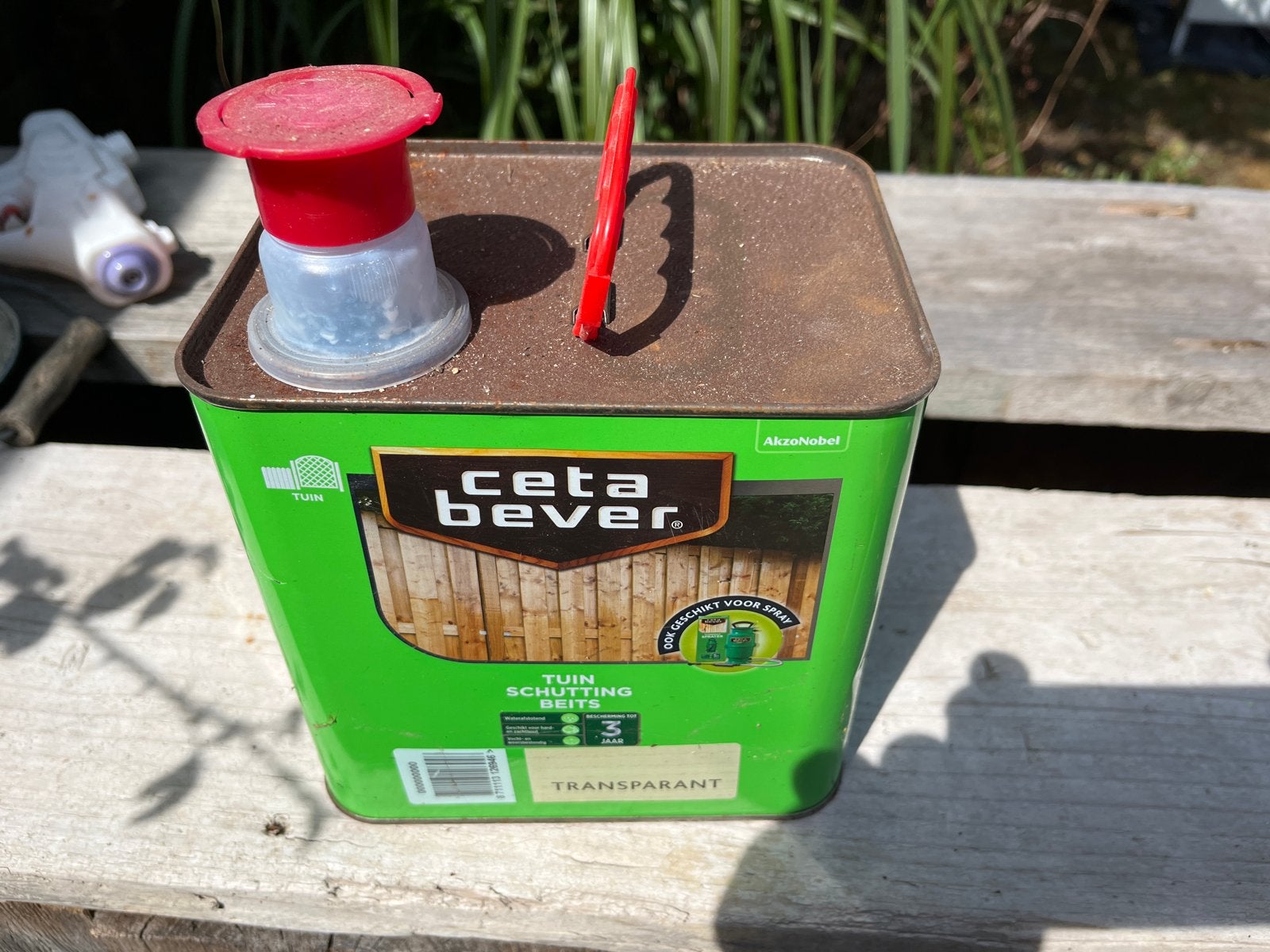 CetaBever Tuin Schuttingbeits Transparant OPEN!, Ophalen, Overige kleuren, Beits, Zo goed als nieuw