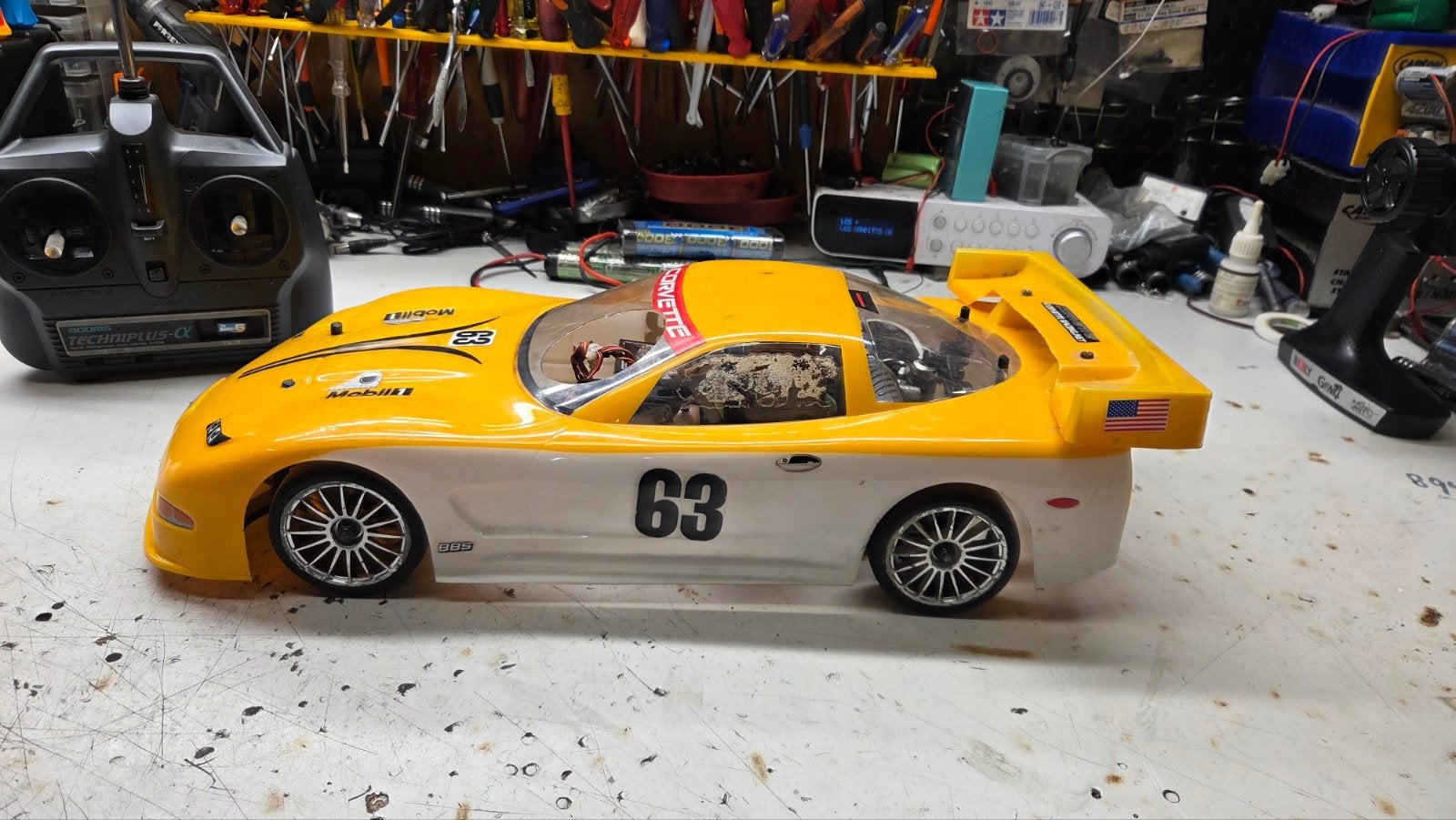 Te koop leuke hpi rs 4, Gebruikt, Ophalen of Verzenden, Schaal 1:10, Auto onroad