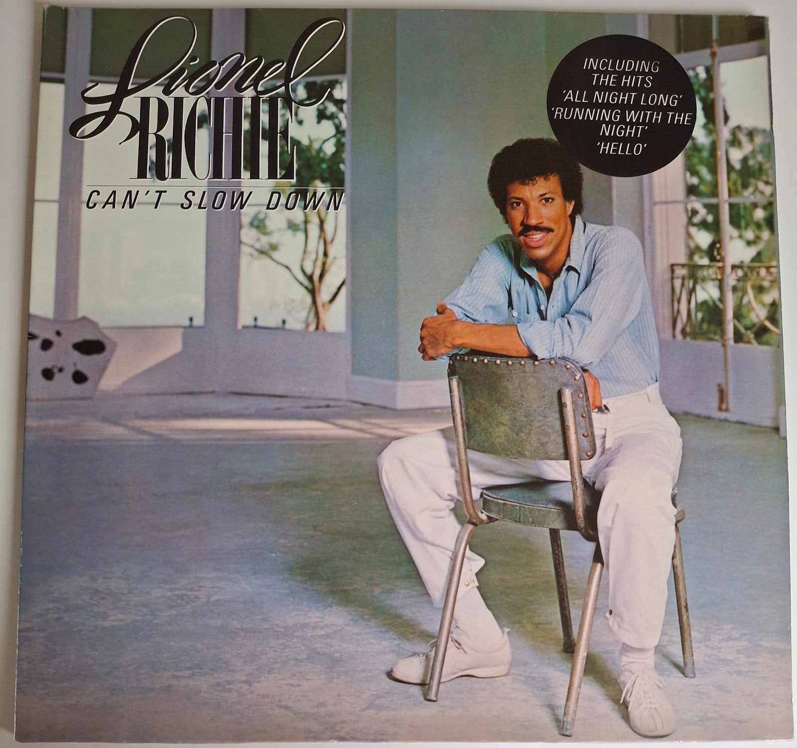 Lionel Richie - Can't Slow Down LP (1983), Cd's en Dvd's, Vinyl | Pop, Gebruikt, 1980 - 1989, Ophalen of Verzenden, Inclusief binnenhoes