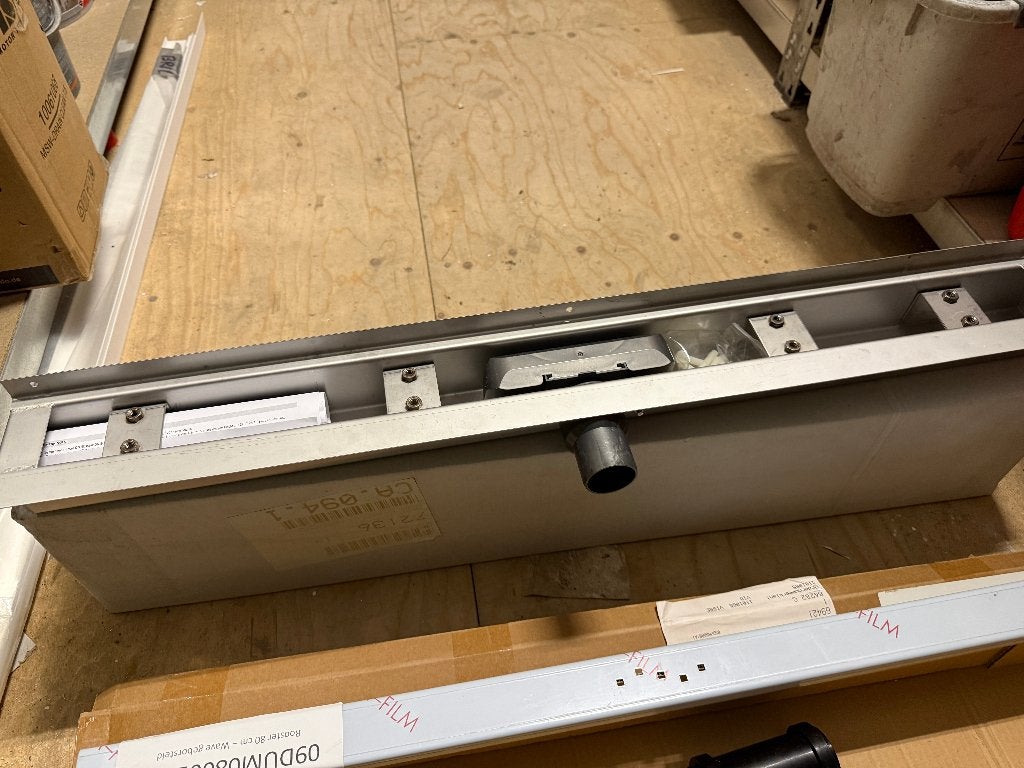 douchegoot Aquadrain muurgoot 80 cm, Ophalen, Nieuw, Rvs, Douche
