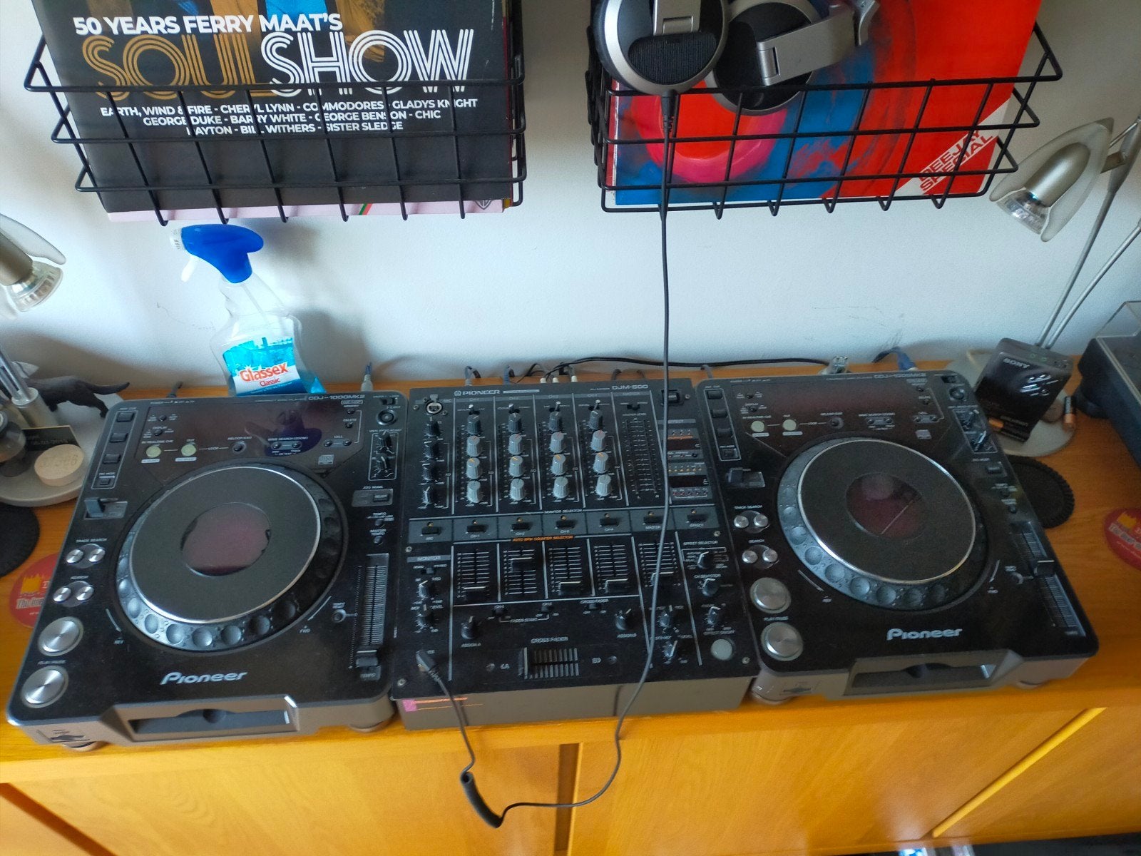 Pioneer DJ-set: 2x CDJ 1000 MK2 + DJM 500, Ophalen, Gebruikt, Dj-set, Pioneer