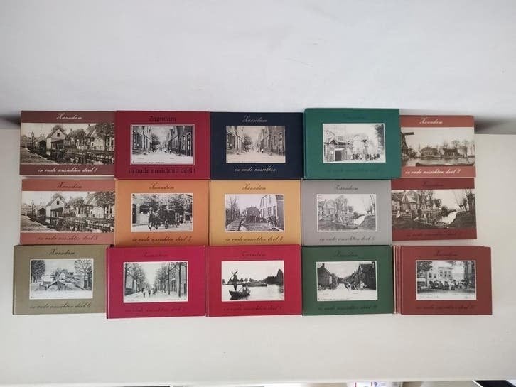 Zaandam in oude ansichten deel 1 t/10 diverse drukken 6 p/st, Ophalen of Verzenden, 20e eeuw of later, Gelezen, Hottentot / Korf / van Sante
