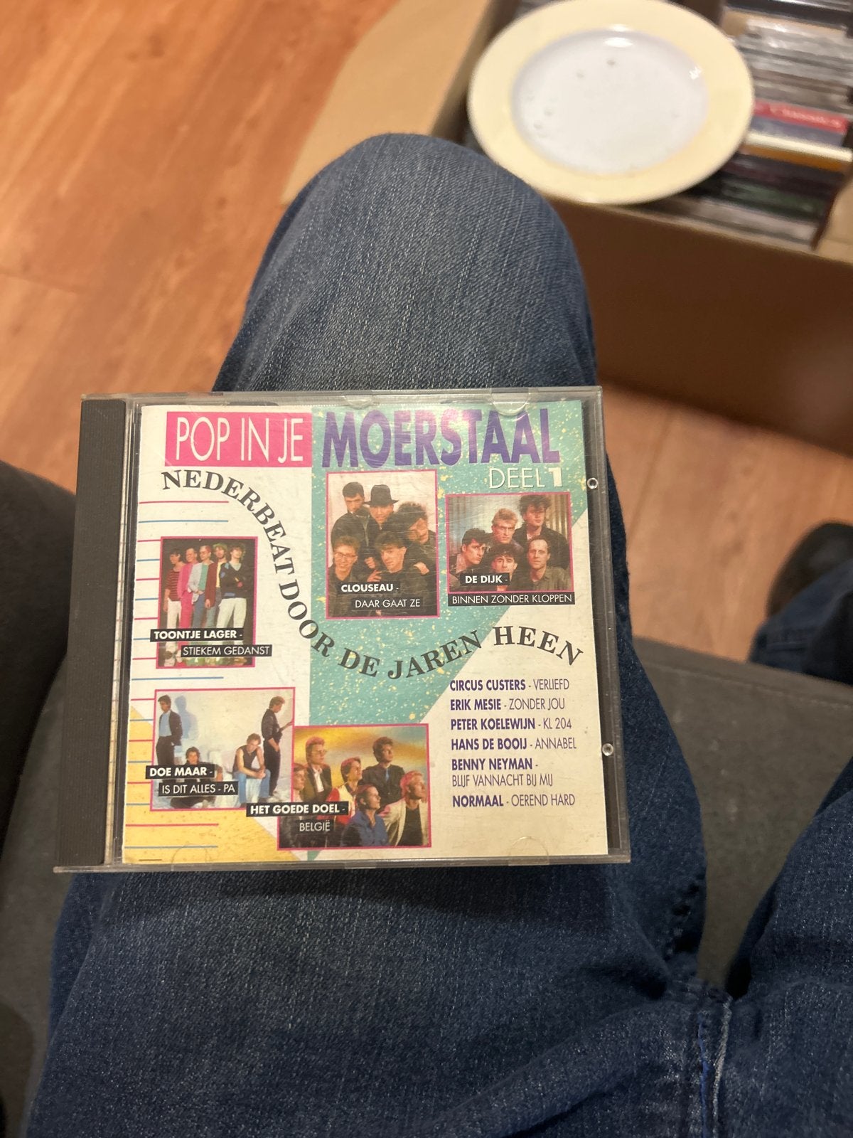 Pop in je Moerstaal Deel 1 CD - Diverse Artiesten, Cd's en Dvd's, Ophalen of Verzenden, Gebruikt, Nederlandstalig, Verzamelalbum