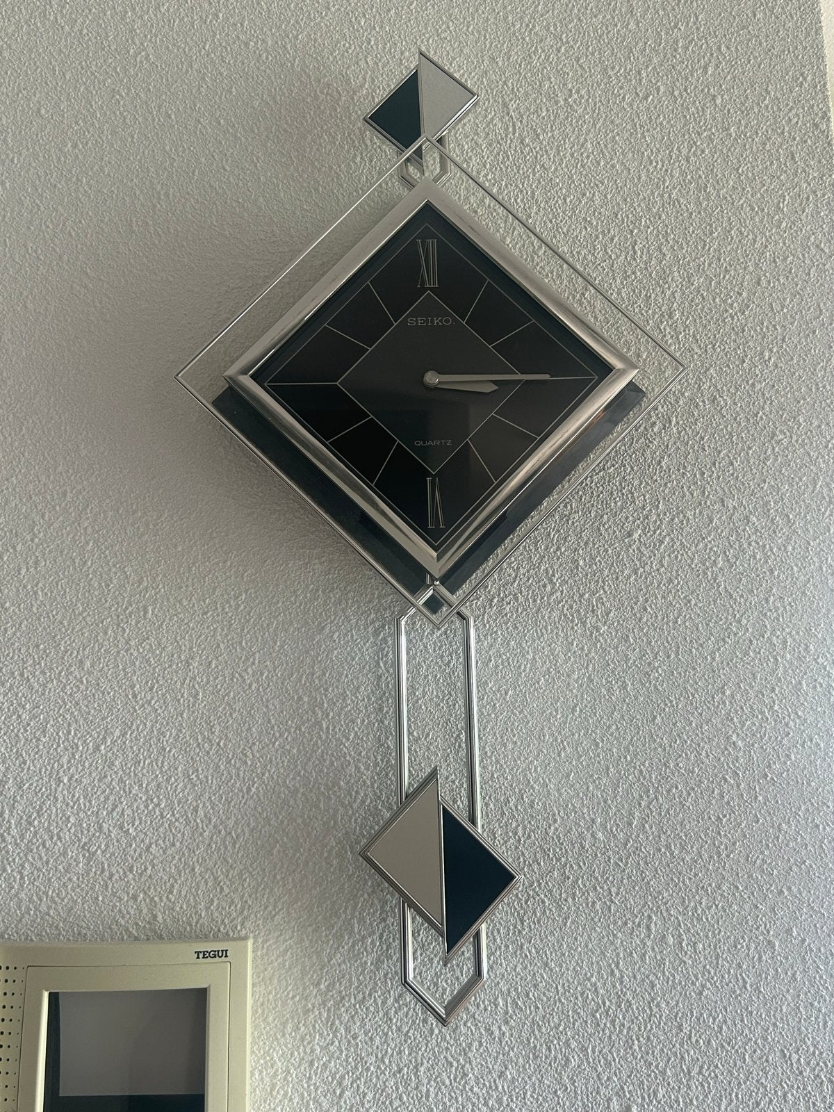 Stijlvolle Seiko Quartz Wandklok - Modern Design, Ophalen
