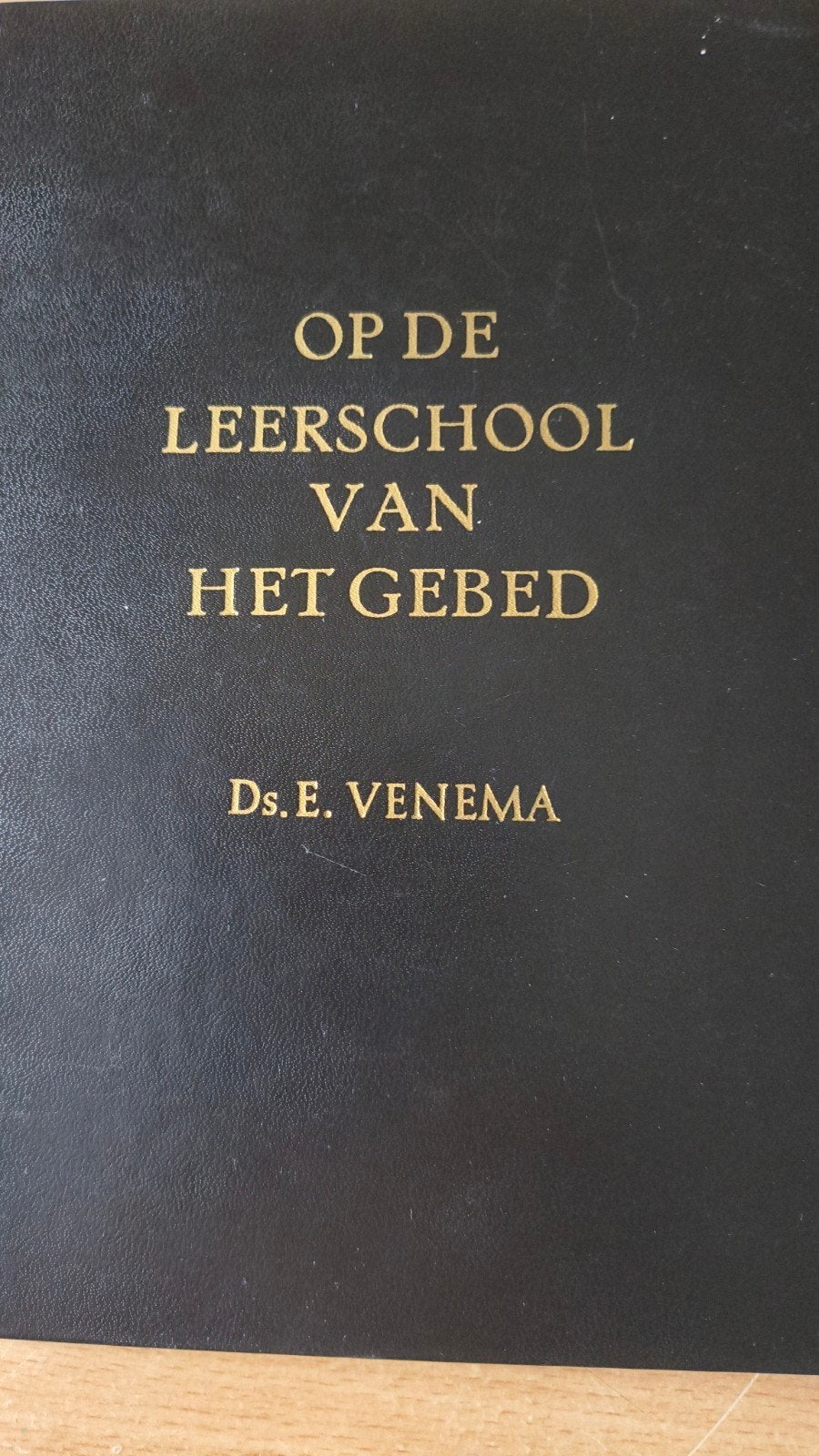 Op de leerschool van het gebed. Ds E Venema, Christendom | Protestants, Zo goed als nieuw, Ds E Venema, Ophalen of Verzenden