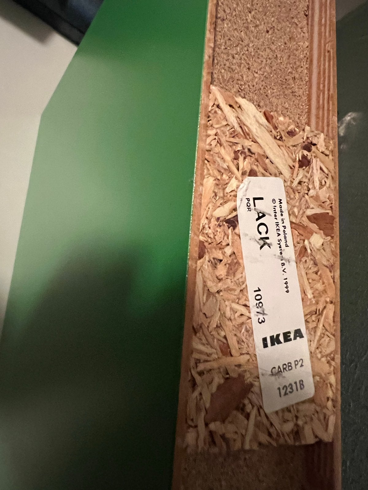 2 groene IKEA Lack planken - 30cm en 1 meter, Doe-het-zelf en Verbouw, Ophalen of Verzenden, Gebruikt, Minder dan 200 cm, Plank