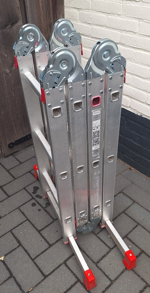 Vouwladder Altex, Ophalen, Zo goed als nieuw, Ladder, Opvouwbaar of Inschuifbaar