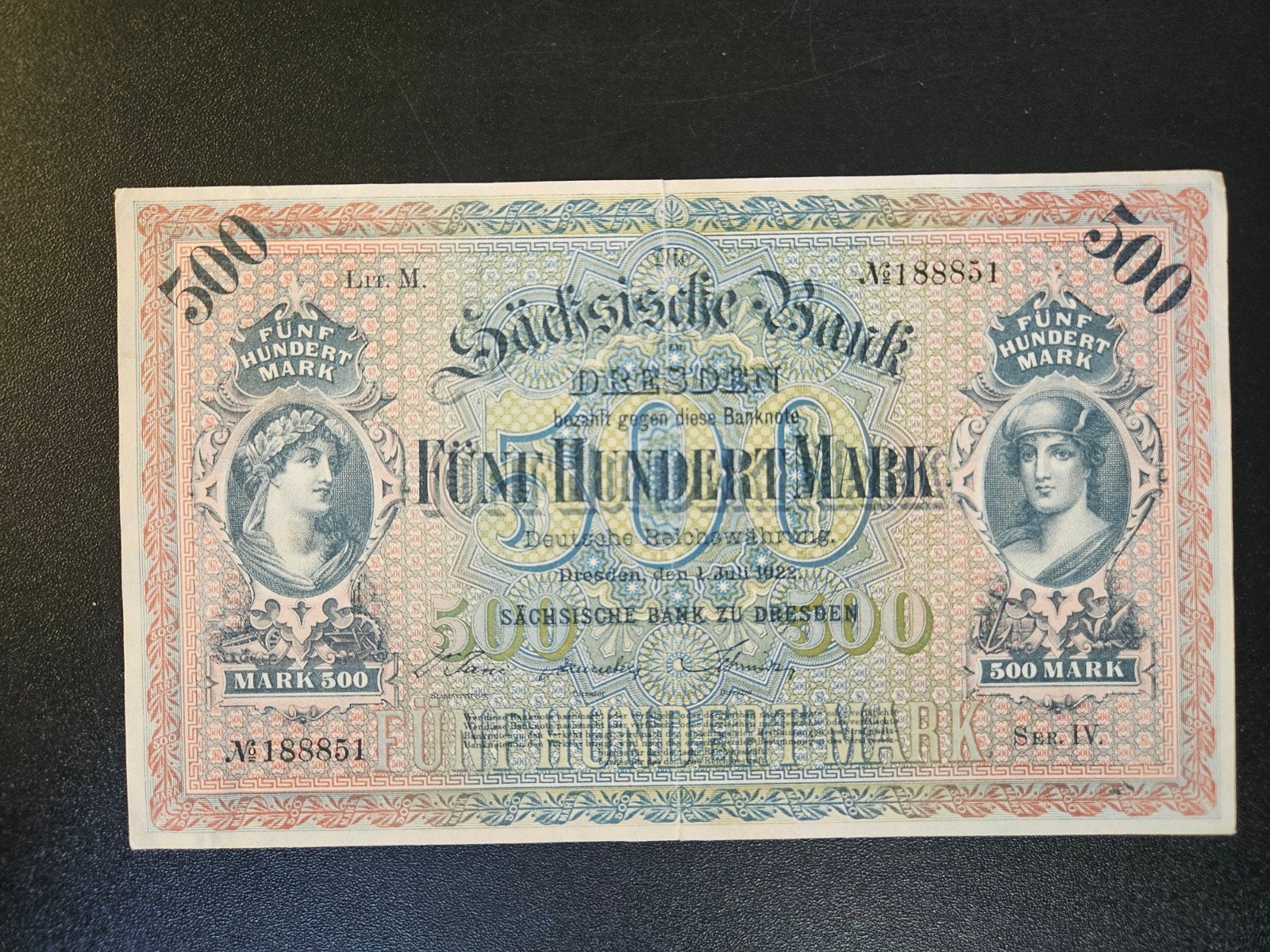 Duitse Staten Saksen Dresden pick S954a 1922, Ophalen of Verzenden, Duitsland, Los biljet