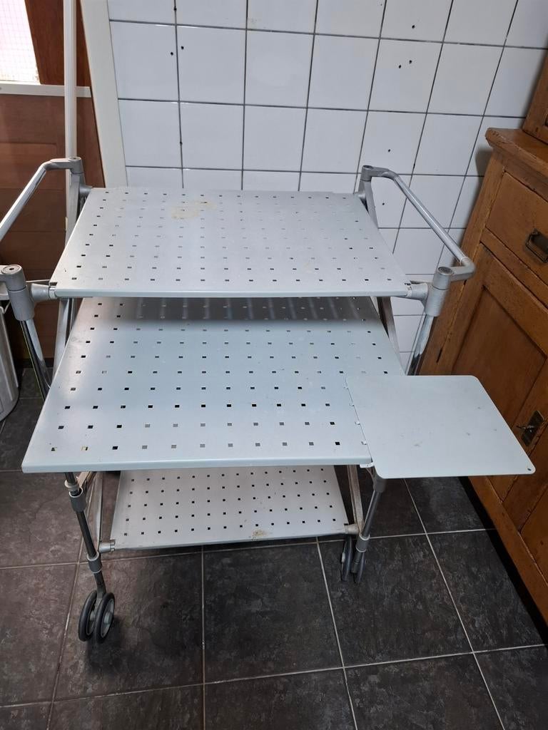 Computertafel, Ophalen of Verzenden, Metaal, 70 tot 120 cm
