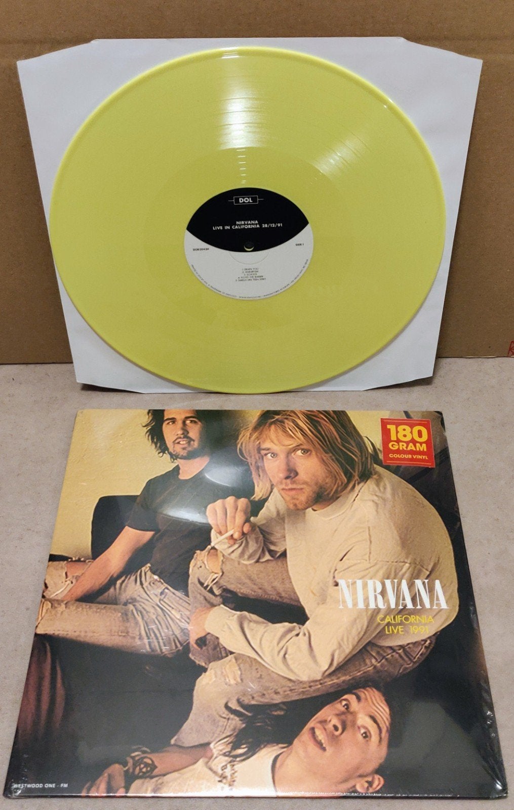 lp Nirvana live in California 1991, Ophalen of Verzenden, Zo goed als nieuw