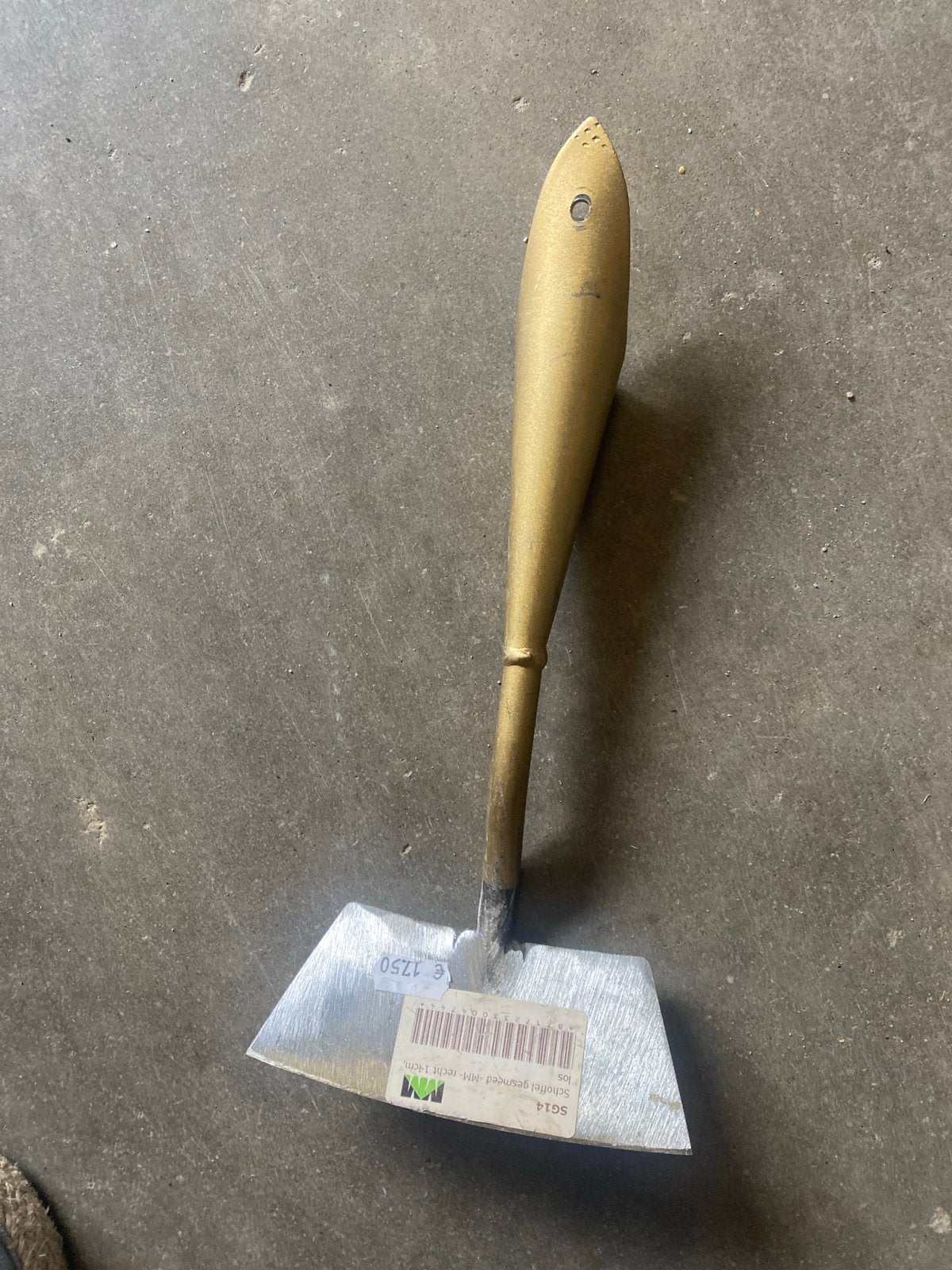 Nieuwe Schoffel gesmeed MM-recht 14cm, Tuin en Terras, Hand-tuingereedschap, Schoffel, Onbekend, Nieuw, Ophalen of Verzenden
