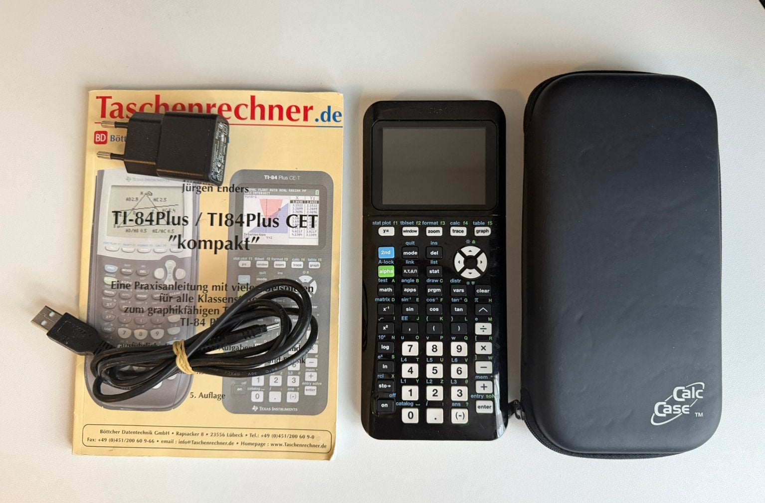 Texas Instruments Ti 84 Plus ce-t Grafische rekenmachine, Ophalen of Verzenden, Grafische rekenmachine, Zo goed als nieuw