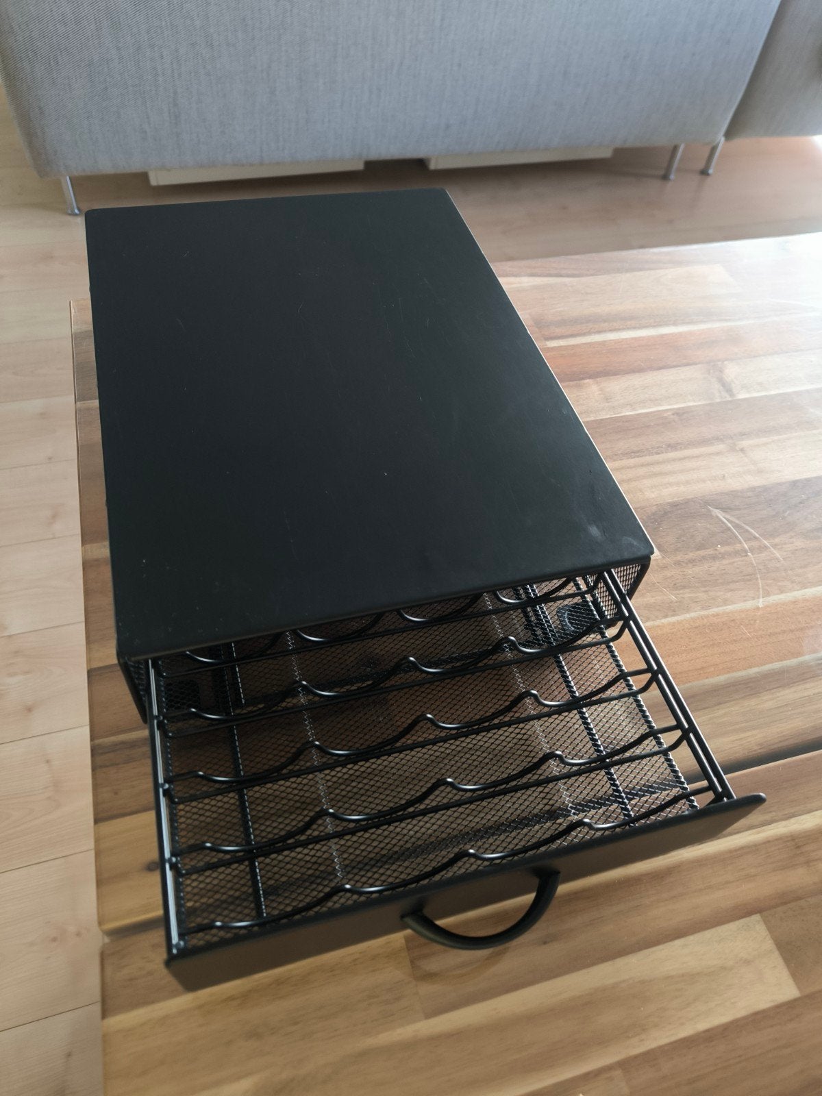 Nespresso Vertuo capsulehouder/display - Zwart metaal, Ophalen of Verzenden, Gebruikt, Metaal, Zwart