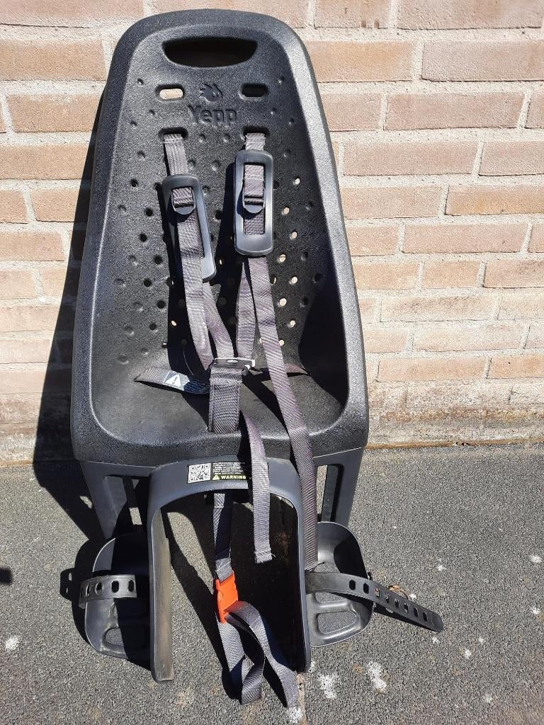 Fietsstoel Yepp achterzitje zwart, Ophalen, Achterzitje, Yepp (GMG), 0 t/m 18 kg