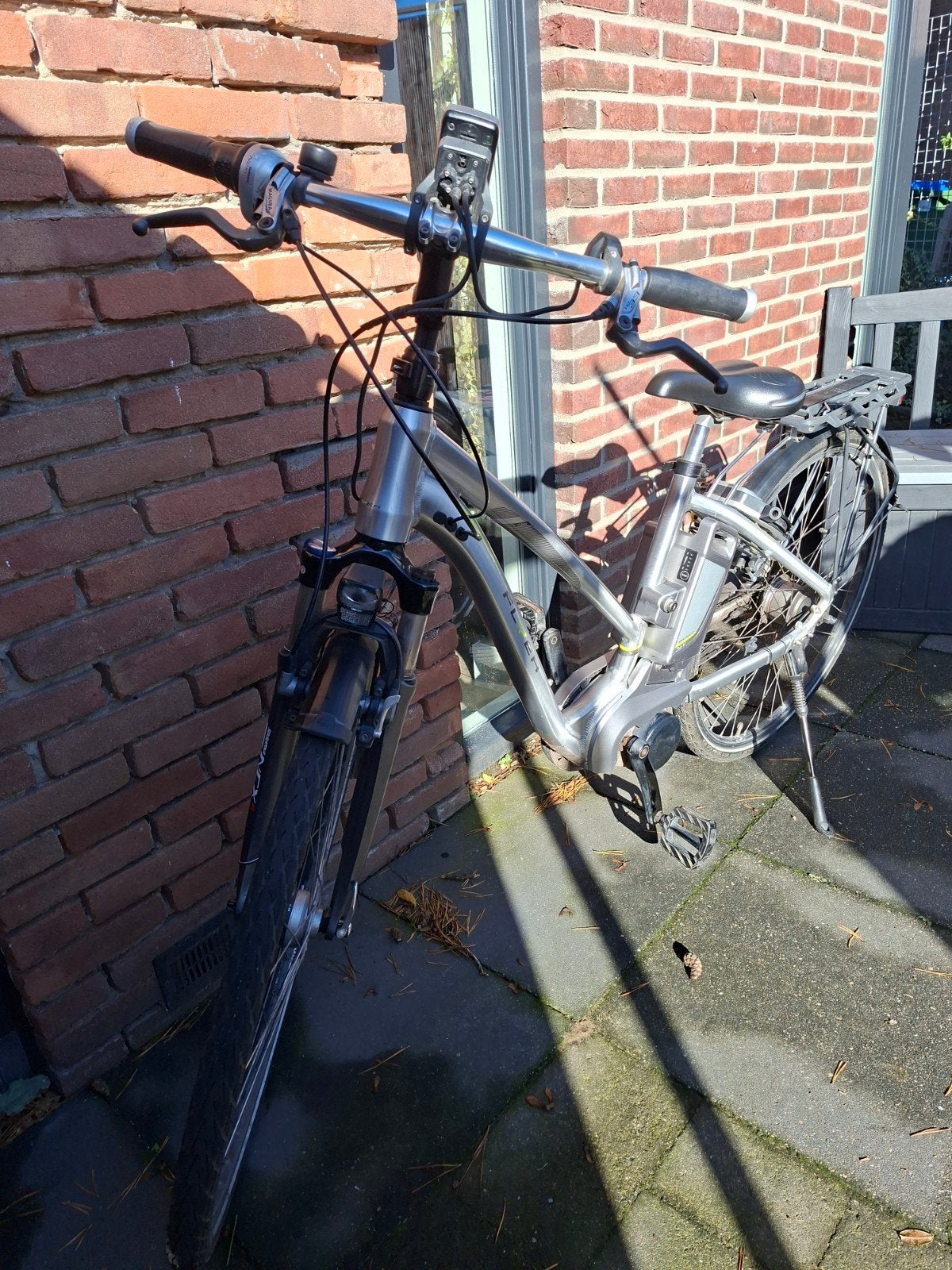 flyer elektrische fiets, Gebruikt, Minder dan 47 cm, 50 km per accu of meer, Ophalen