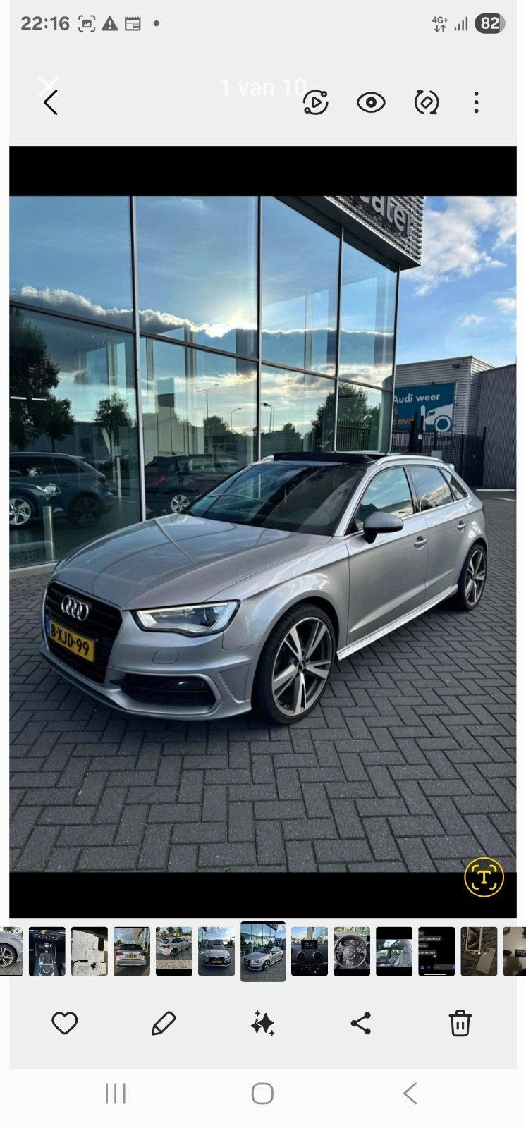 audi a3 2014 automat pano inruilen mogelijk, Auto's, Leder, Verwarming stoelen achter, Particulier, Zilver of Grijs