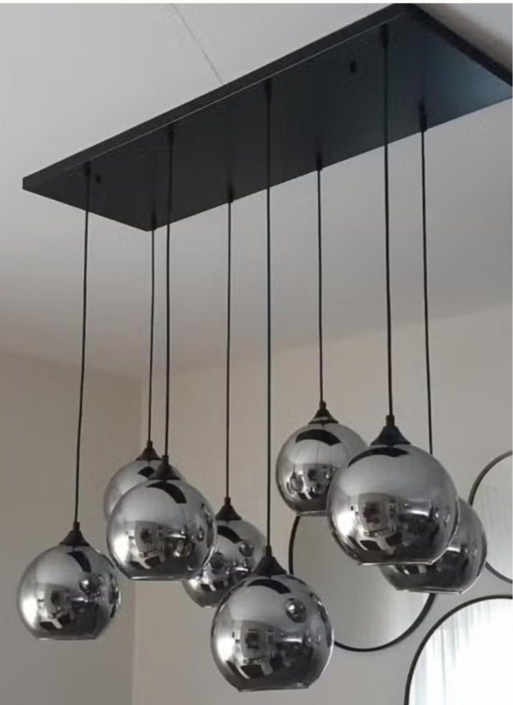 Smoke hanglamp, Ophalen, Overige fittingen, Zo goed als nieuw, Glas