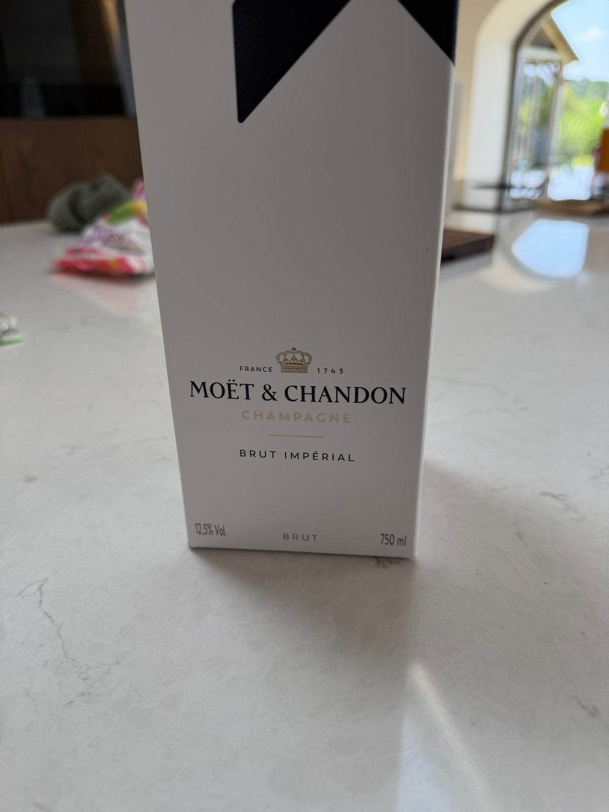 Moët & Chandon Chamapgne brut in cadeaudoos, Verzamelen, Wijnen, Ophalen of Verzenden, Nieuw, Frankrijk, Champagne