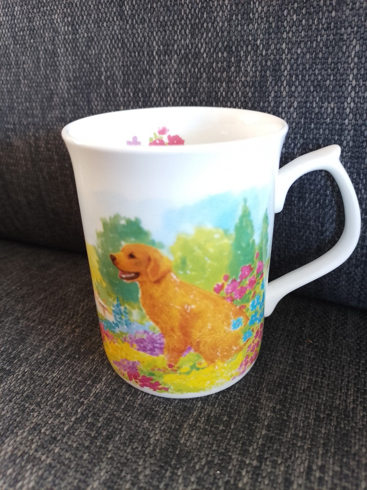 Duchess Fine Bone China Mok met Golden Retriever, Overige merken, Klassiek, Zo goed als nieuw, Porselein