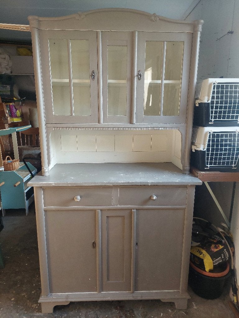 Buffetkast, Huis en Inrichting, Kasten | Buffetkasten, Ophalen, Glas, Gebruikt, 200 cm of meer