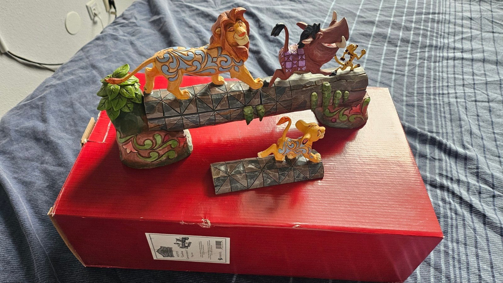 Disney Traditions Leeuwenkoning Beeldje - Simba,Timon, Pumba, Verzamelen, Ophalen of Verzenden, Leeuwenkoning of Jungle Boek, Zo goed als nieuw