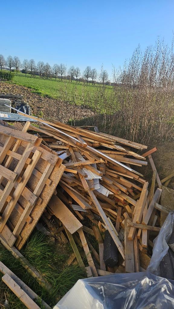 Kachelhout, Tuin en Terras, 3 tot 6 m³, Ophalen, Overige houtsoorten, Blokken