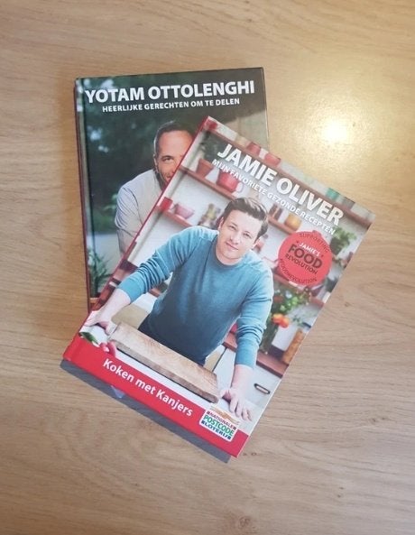 Kookboeken Jamie Oliver & Yotam Ottolenghi (set of apart), Ophalen of Verzenden, Zo goed als nieuw, Overige gebieden