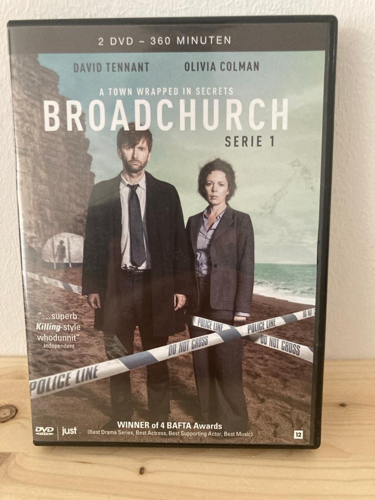 Broadchurch Serie 1 DVD - Spannende Britse misdaadserie, Cd's en Dvd's, Dvd's | Tv en Series, Vanaf 12 jaar, Ophalen of Verzenden