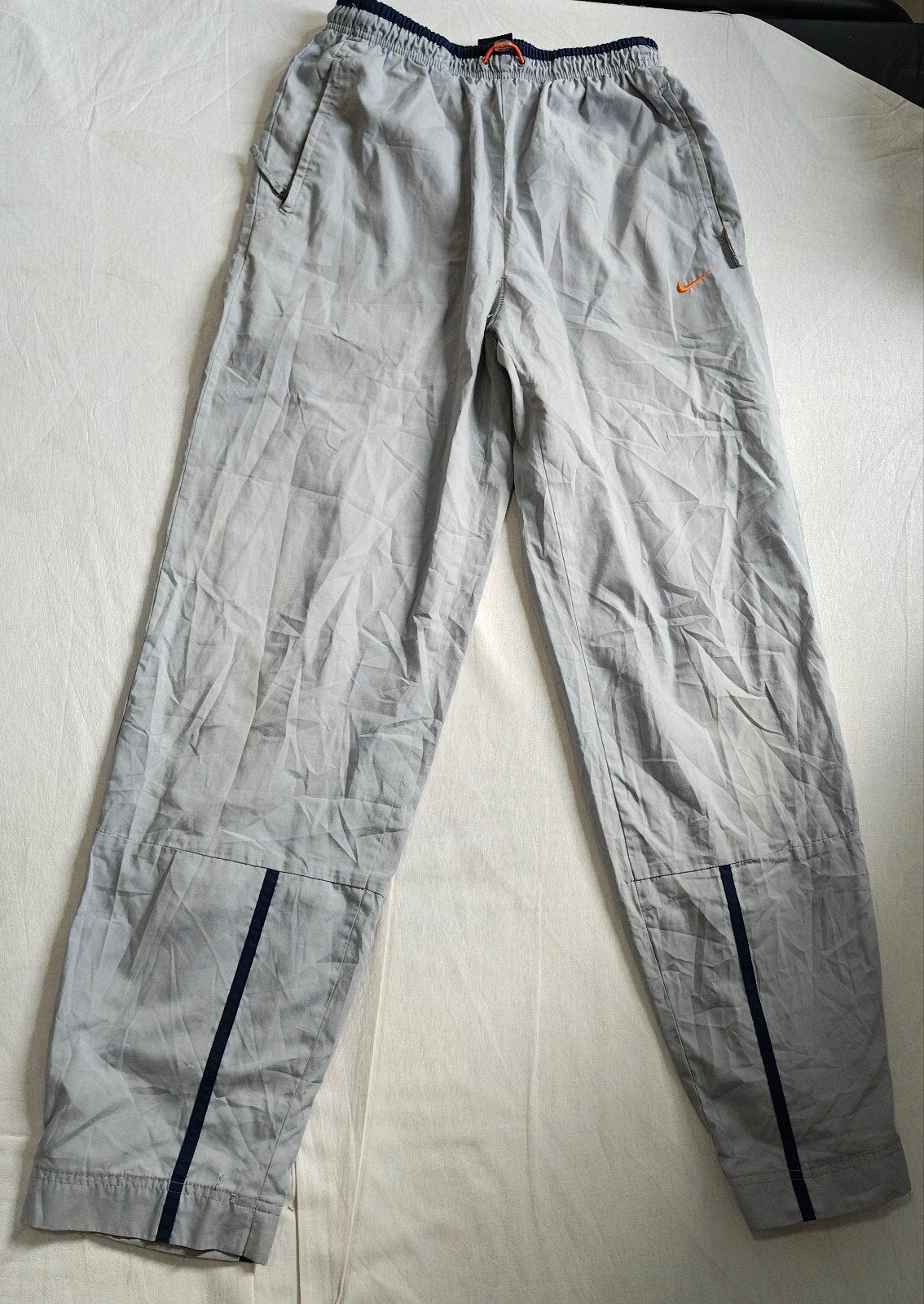 Nike Vintage Cargo Broek - Grijs/Blauw - Maat XL, Overige jeansmaten, Nike, Ophalen of Verzenden, Grijs