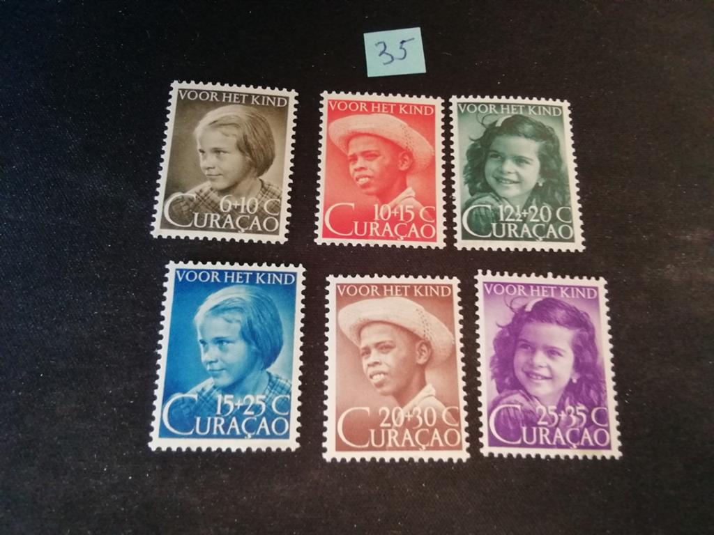 CURAÇAO SERIE NR 200/205 POSTFRIS ZONDER PLAKKER RESTANT, Ophalen of Verzenden, Postfris
