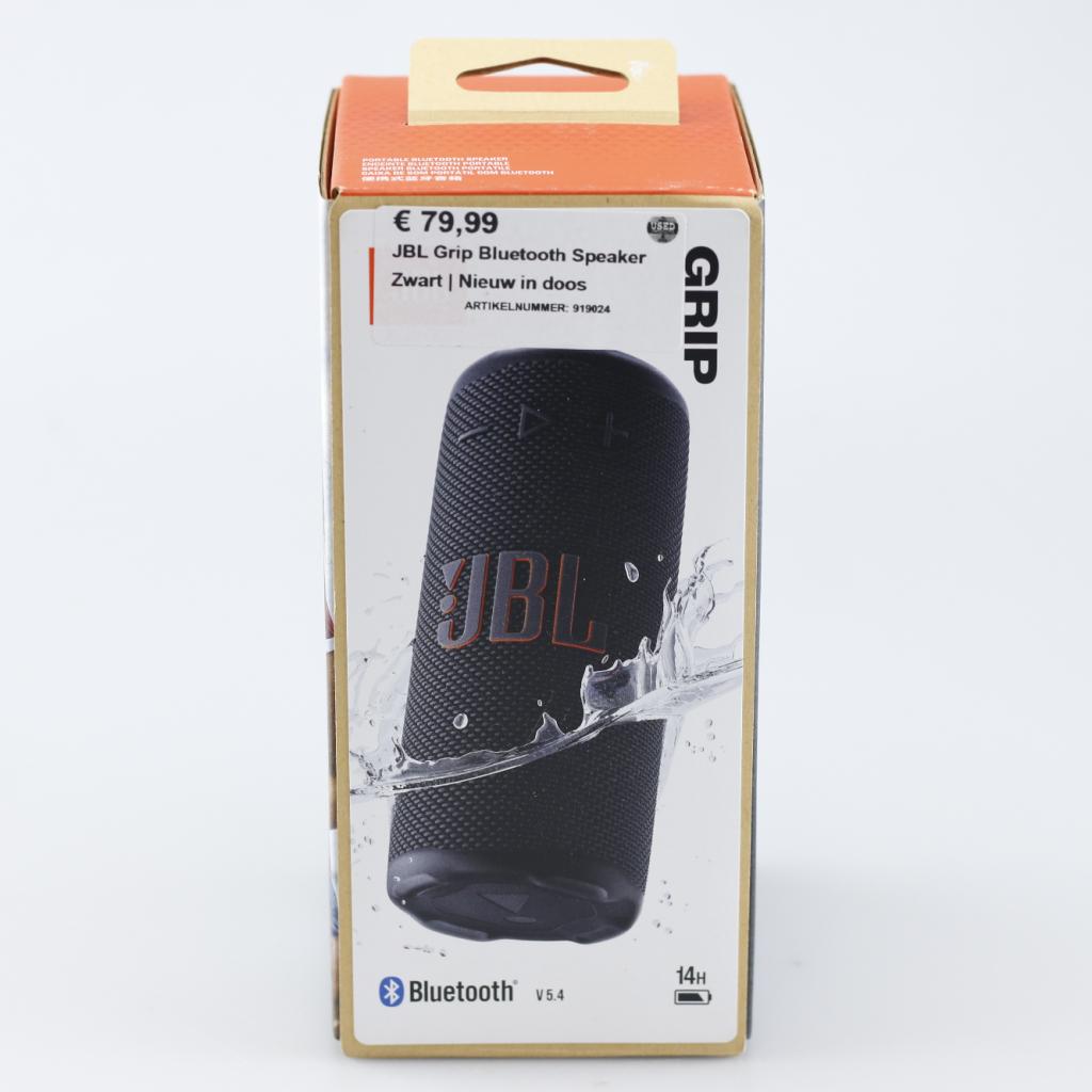 JBL Grip Bluetooth Speaker Zwart | Nieuw in doos